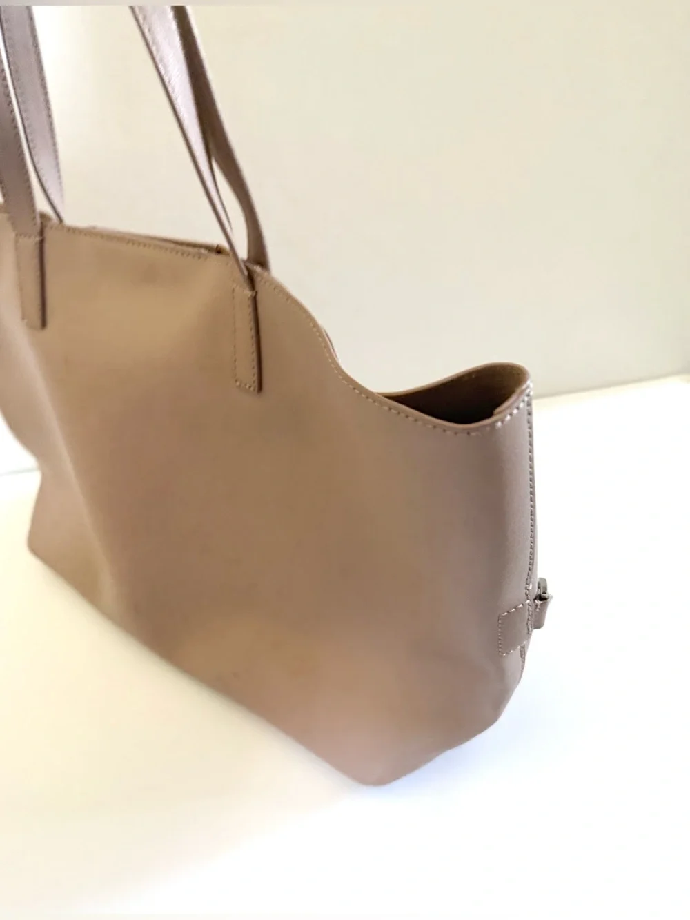 Away Latitude Leather Tote Bag Carryon Weekend Laptop Travel